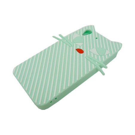 Etui Nakładka 3D KITTEN na telefon Huawei Y6 II CAM-L03 / Honor 5A CAM-AL00 miętowe