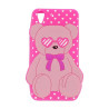 Etui Nakładka 3D Love Bear na telefon Huawei Y6 II CAM-L03 / Honor 5A CAM-AL00 różowe