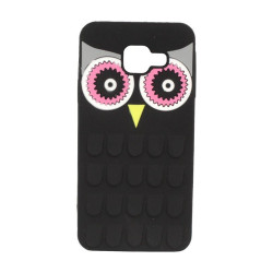 Nakładka 3D Sam A3 2016 A310F Sowa czarna