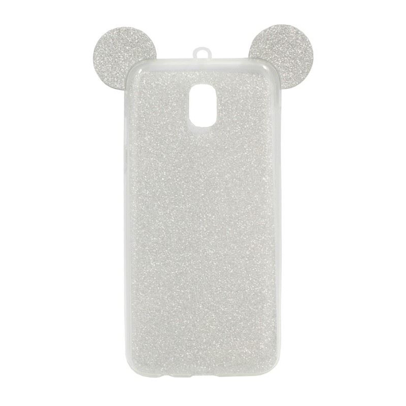Etui Nakładka 3D dla dziecka na telefon Samsung Galaxy J5 2017 J530 MICKEY srebrne