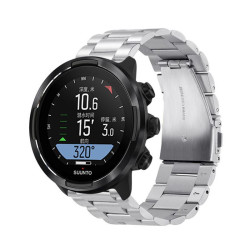 Pasek Bransoleta Opaska do smartwatch Suunto 9 / G1 / Baro srebrny