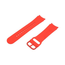 Pasek Silikonowy / Opaska do smartwatch Samsung Galaxy Watch 5 / 4 40 mm / 44 mm czerwony