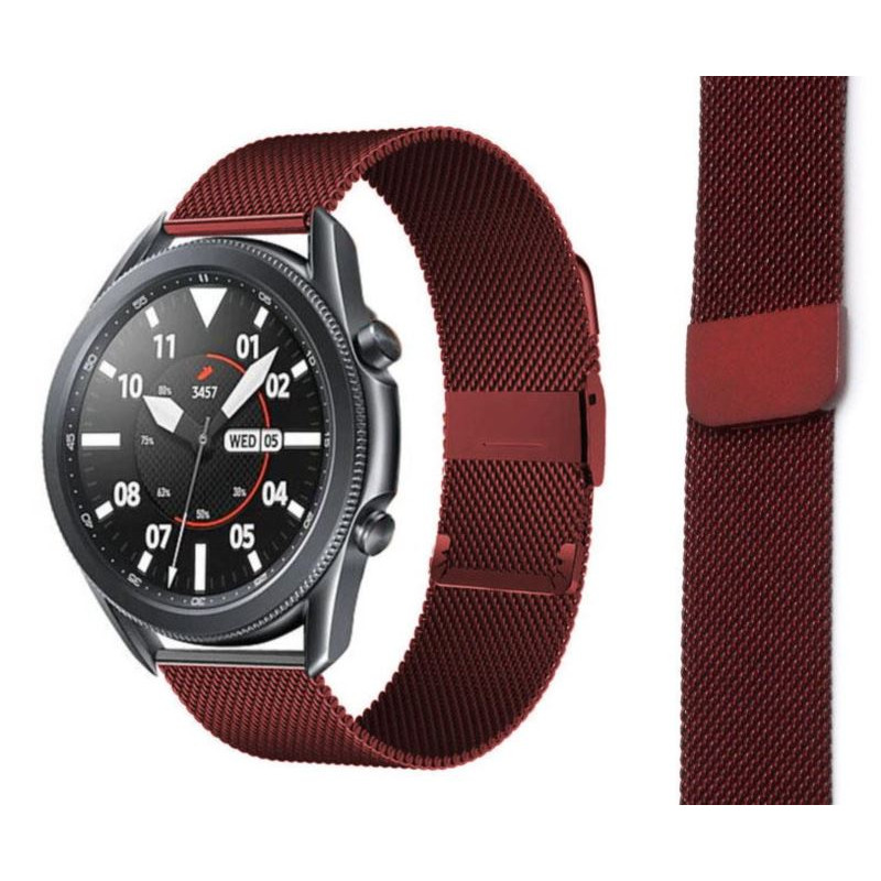 Pasek Bransoleta Opaska do smartwatch Huawei Watch GT 2 42 mm bordowy
