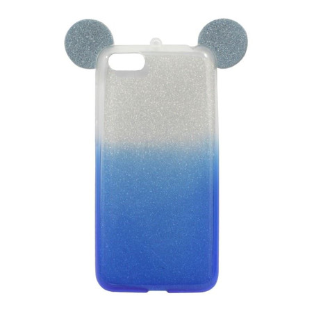 Etui Nakładka 3D dla dziecka na telefon Huawei Y5 2018 DRA-L21 / Y5 Prime DRA-L02 MICKEY niebieskie