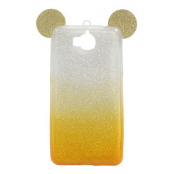 Etui Nakładka 3D dla dziecka na telefon Huawei Y5 / Y6 2017 / Nova Young / Honor 6 Play MICKEY złote