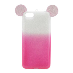 Etui Nakładka 3D dla dziecka na telefon Huawei Y5 2018 DRA-L21 / Y5 Prime DRA-L02 MICKEY różowe