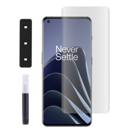 9H SZKŁO hartowane na telefon OnePlus 10 Pro 5G NE2213 UV + lampa