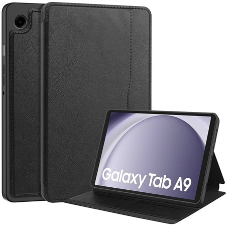 ETUI LEATHER CASE PEN na tablet Samsung Galaxy Tab A9 LTE X115 WiFi X110 8.7 cali czarne z miejscem na rysik