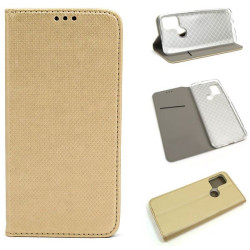 Etui Smart Magnet na telefon motorola moto g10 / g20 / g30 / g10 power złote