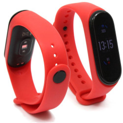 Opaska / pasek do smartband Xiaomi Mi Band 3 XMSH05HM / 4 XMSH07HM czerwona
