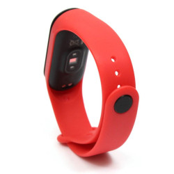 Opaska / pasek do smartband Xiaomi Mi Band 3 XMSH05HM / 4 XMSH07HM czerwona