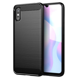 Etui Bumper Carbon LUX do telefonu Xiaomi Redmi 9A 9AT 9i czarne