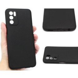 Etui Jelly Case na telefon OPPO A16 / A16s / A54s / A55 5G czarne MATT