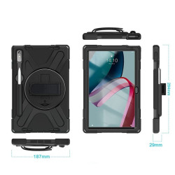 ETUI SOLID 360 na tablet Lenovo Tab P11 Pro Gen 2 TB-132 TB-132FU / Xiaoxin Pad Pro 2022 czarne