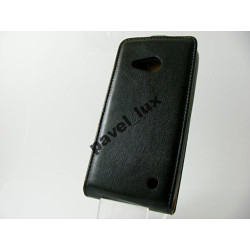 Etui pionowe z klapką SLIM FLEX na telefon Microsoft Lumia 550 czarne