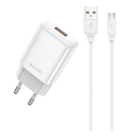 Ładowarka USB-A 2.4A z kablem micro USB 12W