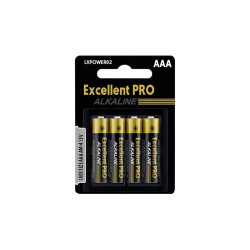 Bateria alkaliczna AAA cienki paluszek Excellent Power LR03 1,5V 4szt - długotrwała moc