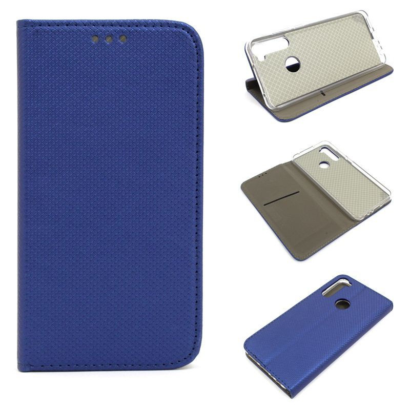Etui Smart Magnet na telefon Xiaomi Redmi Note 8T granatowe