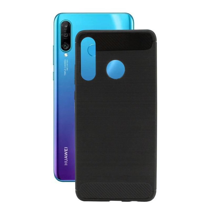 Etui Bumper Carbon LUX na telefon Huawei P30 Lite MAR-L21 czarne