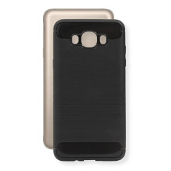Etui Bumper Carbon LUX na telefon Samsung J7 2016 J710 czarny