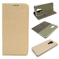 Etui Smart Magnet do telefonu Motorola Moto G9 Play / E7 Plus złote