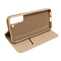 Etui z klapką Smart Magnet na telefon Samsung Galaxy S22+ 5G S906 złote