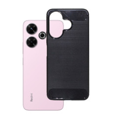 Etui Bumper Carbon LUX na telefon Xiaomi Redmi 13 4G / 5G czarne