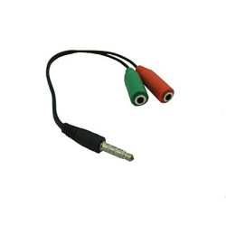 Kabel 2 x mini jack 3,5mm przewód Audio 4PIN KAB2