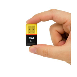 Czytnik kart MicroSD SDHC TF USB - mini adapter z zatyczką | Sklep online