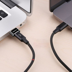 Adapter z USB Typ C USB-C na USB Baseus CAAOTG-01 czarny