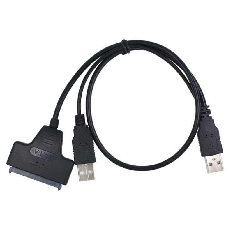 KABEL ADAPTER SSD HDD SATA-USB 2.0 czarny przewód