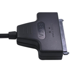 KABEL ADAPTER SSD HDD SATA-USB 2.0 czarny przewód
