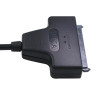 KABEL ADAPTER SSD HDD SATA-USB 2.0 czarny przewód