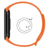 Opaska / pasek do smartband Xiaomi Mi Band 8 M2239B1 / Mi Band 9 M2345B1 / Mi Band 9 NFC M2346B1 pomarańczowa