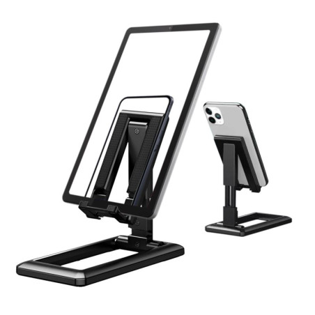 Podstawka / uchwyt biurkowy na telefon / tablet TYP 1 czarna