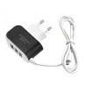 Ładowarka sieciowa 3,1A FAST MICRO + 3 x USB CZARNA