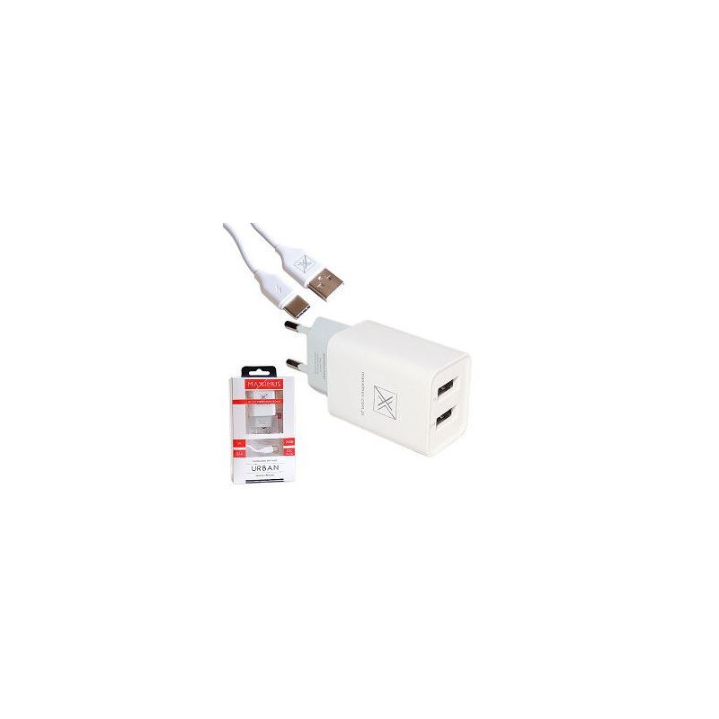 Ładowarka sieciowa Maxximus 3,1A + USB TYP C