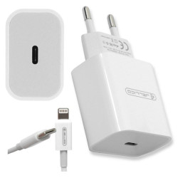 Ładowarka sieciowa USB Typ C Power Delivery - Lightning QC 3A 20W