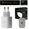 Ładowarka sieciowa USB Typ C USB-C PD Power Delivery QC 3A 20W biała F8A PRESTICO