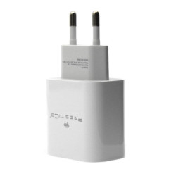 Ładowarka sieciowa USB Typ C USB-C PD Power Delivery QC 3A 20W biała F8A PRESTICO