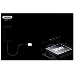 Ładowarka sieciowa USB Typ C USB-C PD Power Delivery QC 3A 20W biała F8A PRESTICO