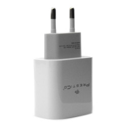 Ładowarka sieciowa USB Typ C USB-C PD Power Delivery QC 3A 20W biała F8A PRESTICO