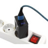 Ładowarka sieciowa USB + USB Typ C Power Delivery QC 3A 20W czarna