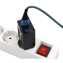 Ładowarka sieciowa USB + USB Typ C Power Delivery QC 3A 20W czarna