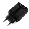 Ładowarka sieciowa USB + USB Typ C Power Delivery QC 3A 20W czarna
