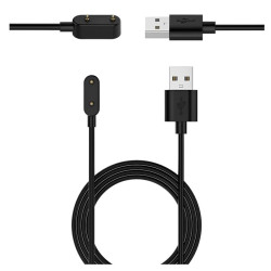 Kabel do ładowania do smartband Huawei Band 6 7 8 9 / Watch Fit 1 2 3 czarny przewód 1m