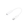 Adapter USB-C na jack 3.5mm DAC biały BM21