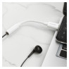 Adapter USB-C na jack 3.5mm DAC biały BM21
