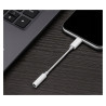 Adapter USB-C na jack 3.5mm DAC biały BM21