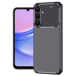 Etui Bumper Carbon Fiber na telefon Samsung Galaxy A16 4G A165 / 5G A166 czarne